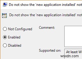Windows 10 में नई ऐप इंस्टाल की गई अधिसूचना को कैसे निष्क्रिय करें