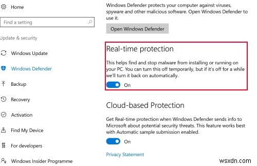 Windows 10 में Windows Defender को स्थायी रूप से अक्षम कैसे करें