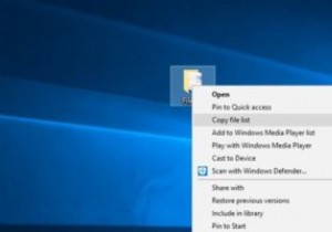 Windows में किसी फ़ोल्डर की फ़ाइल सूची की प्रतिलिपि कैसे करें