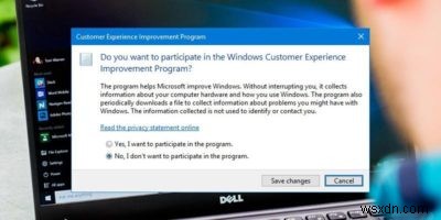 Windows 10 में ग्राहक अनुभव सुधार कार्यक्रम से कैसे ऑप्ट आउट करें