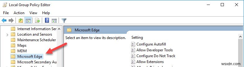 उपयोगकर्ताओं को Microsoft Edge में  about:flags  पेज तक पहुंचने से कैसे रोकें