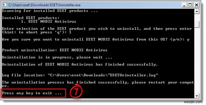Windows 10 में ESET NOD 32 और स्मार्ट सुरक्षा कैसे निकालें