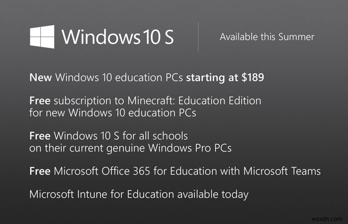 Windows 10 S यहां है:वह सब कुछ जो आपको जानना आवश्यक है