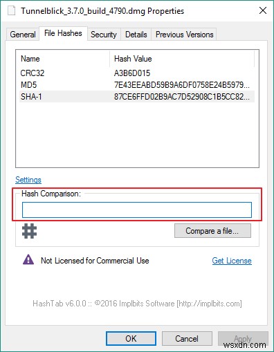 Windows 10 में MD5, SHA-1 और SHA-256 चेकसम को कैसे सत्यापित करें