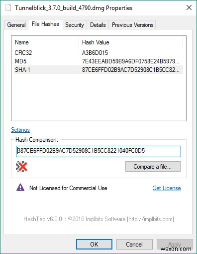 Windows 10 में MD5, SHA-1 और SHA-256 चेकसम को कैसे सत्यापित करें