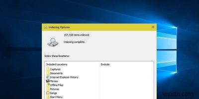 Windows अनुक्रमण सेवा को तेज़ी से चलाने के लिए कैसे बाध्य करें
