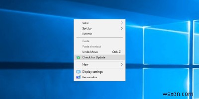 Windows में प्रसंग मेनू में  अपडेट की जांच करें  विकल्प कैसे जोड़ें