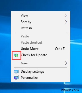 Windows में प्रसंग मेनू में  अपडेट की जांच करें  विकल्प कैसे जोड़ें