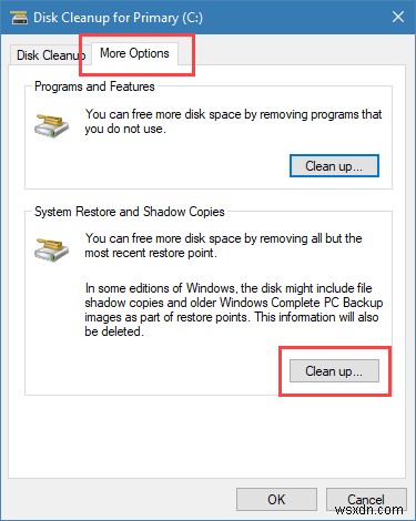 Windows में पुराने सिस्टम पुनर्स्थापना बिंदु कैसे हटाएं