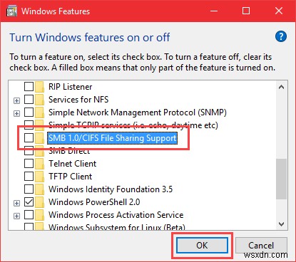 Windows में SMBv1 को कैसे निष्क्रिय करें