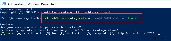 Windows में SMBv1 को कैसे निष्क्रिय करें