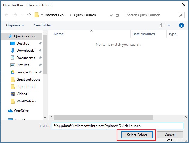 Windows 10 में XP क्विक लॉन्च बार कैसे प्राप्त करें