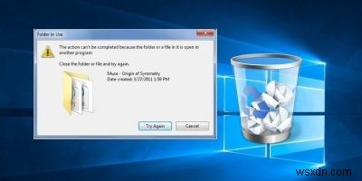 Windows में न हटाने योग्य फ़ाइलों को बलपूर्वक कैसे हटाएं