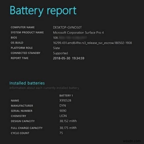 Windows 10 में अपने लैपटॉप की बैटरी की स्थिति की जांच कैसे करें