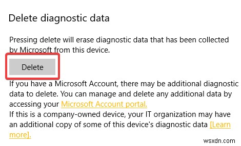 Windows 10 पर नैदानिक ​​डेटा कैसे देखें और हटाएं