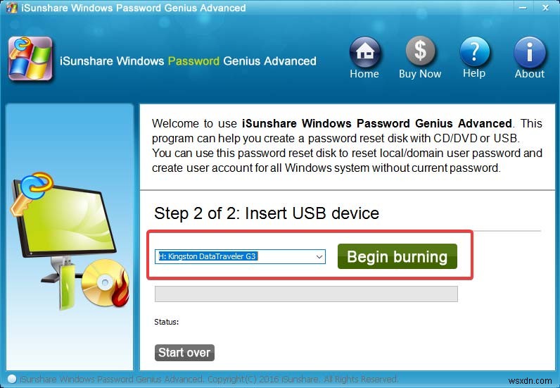 iSunshare विंडोज पासवर्ड जीनियस के साथ विंडोज पासवर्ड कैसे रीसेट करें