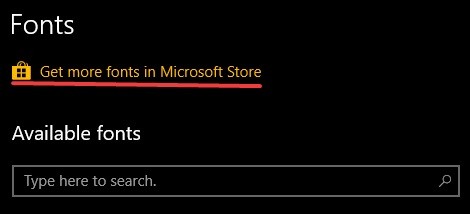 विंडोज 10 में माइक्रोसॉफ्ट स्टोर से फॉन्ट कैसे डाउनलोड करें