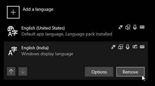 Windows 10 में भाषा पैक कैसे जोड़ें या निकालें