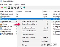 Windows में  Open with  सूची से ऐप्स कैसे निकालें