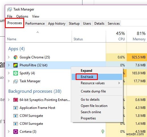 Windows 10 में अनुत्तरदायी ऐप्स को कैसे बंद करें