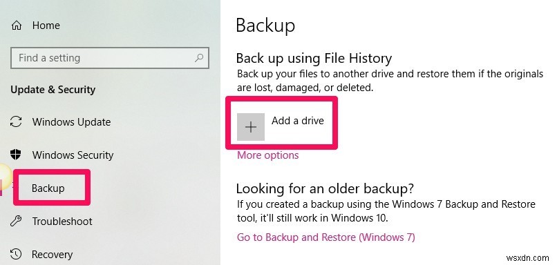 Windows फ़ाइल इतिहास का उपयोग करके अपने डेटा का बैकअप कैसे लें