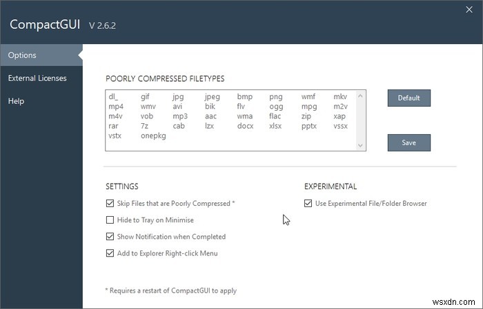 अपने हार्ड डिस्क स्थान को CompactGUI के साथ कैसे खाली करें