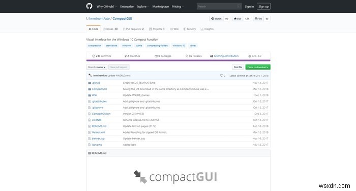 अपने हार्ड डिस्क स्थान को CompactGUI के साथ कैसे खाली करें