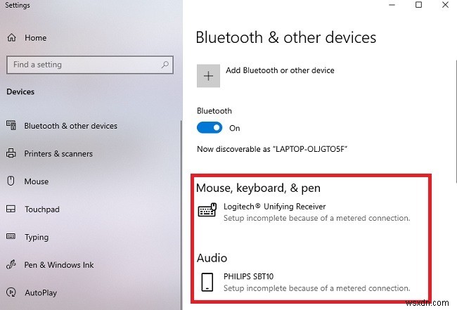 Windows 10 ब्लूटूथ मीटर कनेक्शन त्रुटि का समाधान