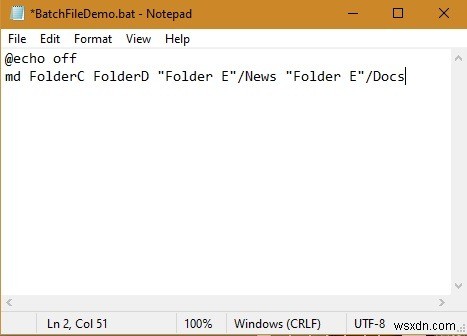 Windows 10 में एक से अधिक फ़ाइलों को स्थानांतरित करने के लिए एक बैच फ़ाइल कैसे बनाएं और उसका उपयोग कैसे करें