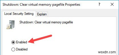 Windows 10 में शटडाउन पर Pagefile.sys को स्वचालित रूप से कैसे हटाएं