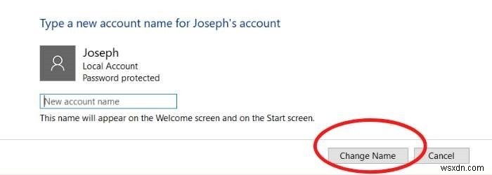 Windows 10 पर अपना प्रदर्शन नाम कैसे बदलें