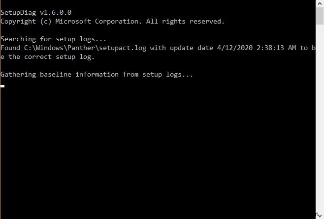 Windows 10 अद्यतन समस्याओं को ठीक करने के लिए SetupDiag का उपयोग कैसे करें