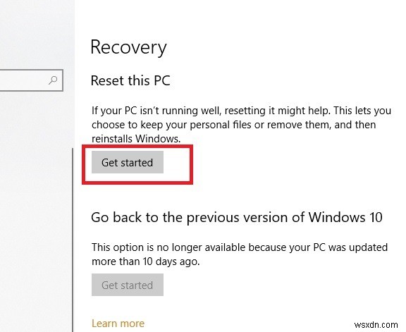Windows 10 को उसकी डिफ़ॉल्ट सेटिंग्स पर फ़ैक्टरी रीसेट कैसे करें