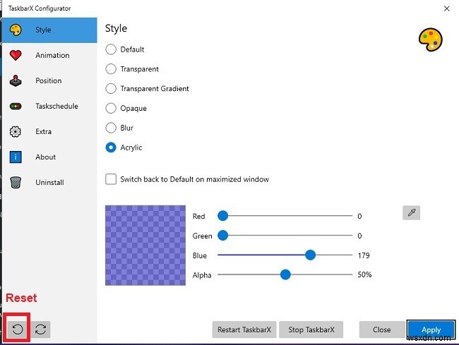 Windows 10 टास्कबार को टास्कबार के साथ अनुकूलित करना