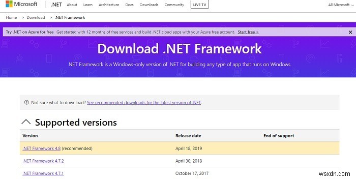 विंडोज़ में .NET Framework 2.0 3.0 और 3.5 कैसे स्थापित करें