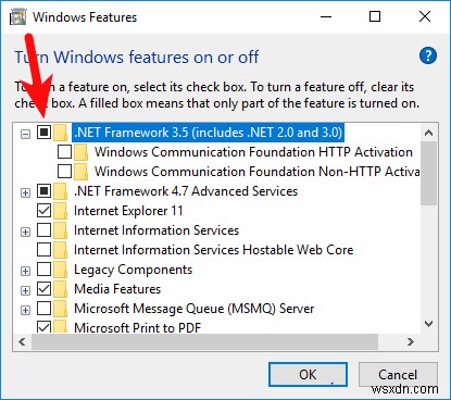 विंडोज़ में .NET Framework 2.0 3.0 और 3.5 कैसे स्थापित करें