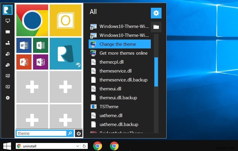Windows 7 के लिए Windows 10 थीम प्राप्त करें और इंस्टॉल करें