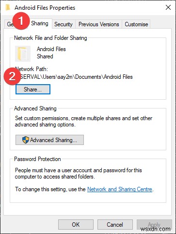 अपने नेटवर्क पर Android और Windows के बीच फ़ाइलें कैसे साझा करें