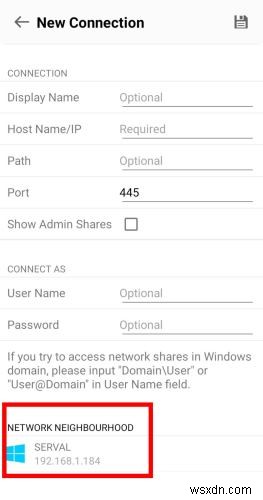 अपने नेटवर्क पर Android और Windows के बीच फ़ाइलें कैसे साझा करें