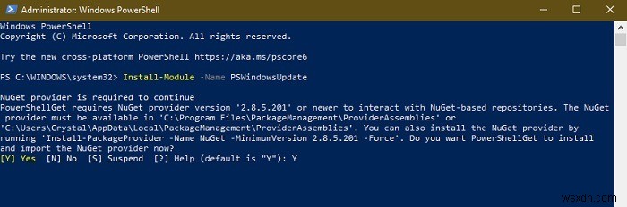 Windows 10 में PowerShell का उपयोग करके अपडेट कैसे छिपाएं