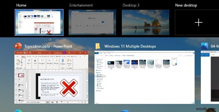 Windows में एकाधिक डेस्कटॉप का उपयोग कैसे करें