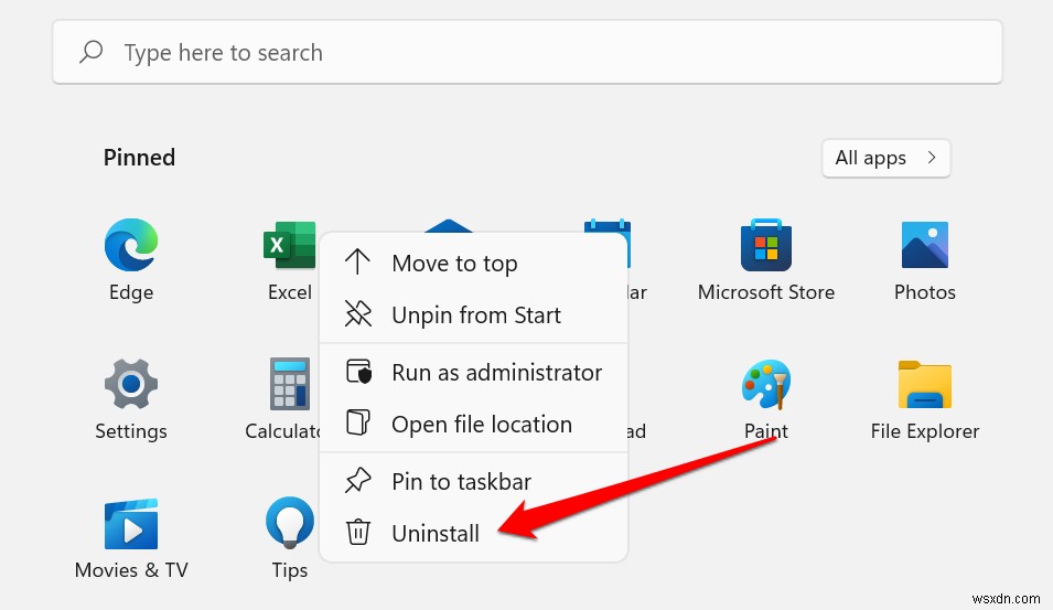 Windows 11 पर ऐप्स अनइंस्टॉल कैसे करें