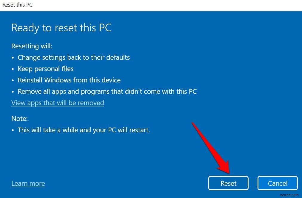 Windows 11 को फ़ैक्टरी रीसेट कैसे करें
