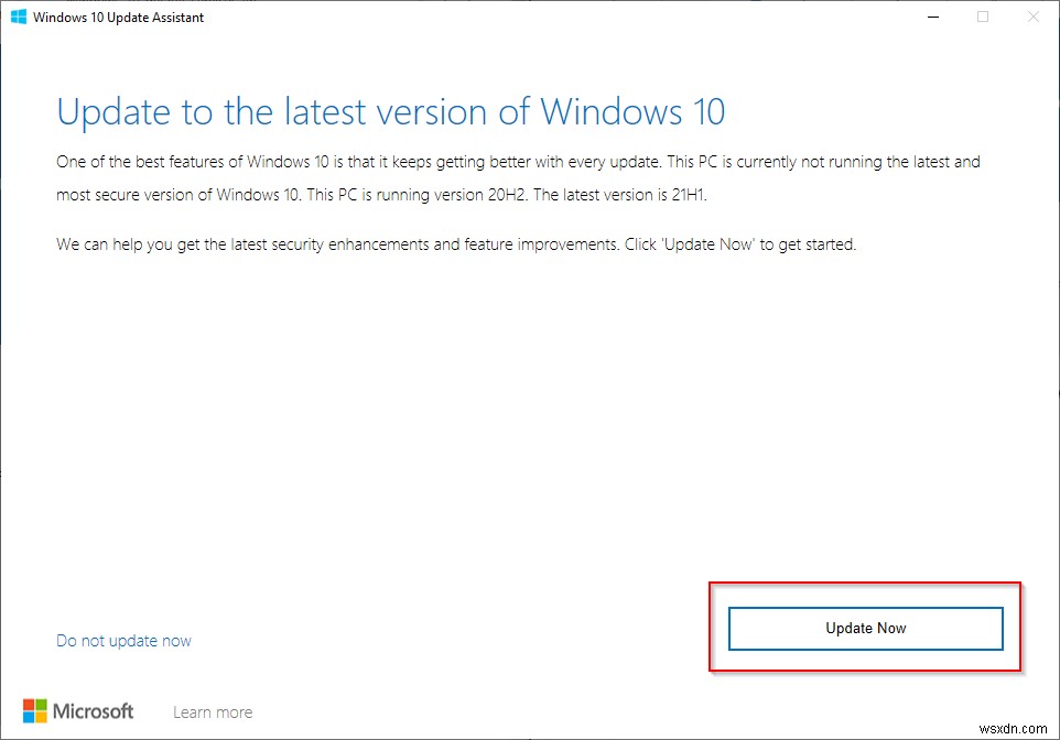 Windows 10 पर  आपके डिवाइस में महत्वपूर्ण सुरक्षा और गुणवत्ता सुधार नहीं हैं  प्राप्त करना?
