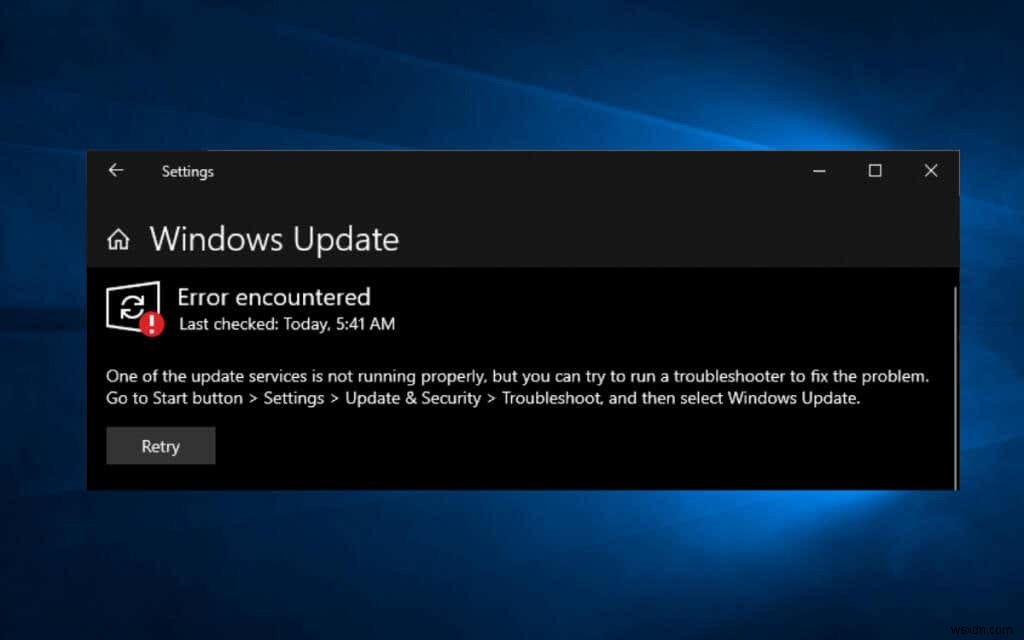 Windows Update सेवा के न चलने को कैसे ठीक करें