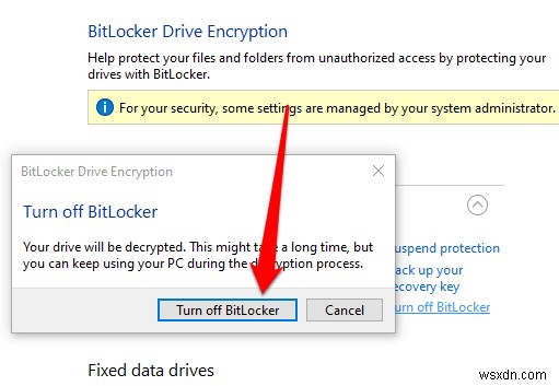 Windows 10 पर Bitlocker को कैसे बंद या अक्षम करें