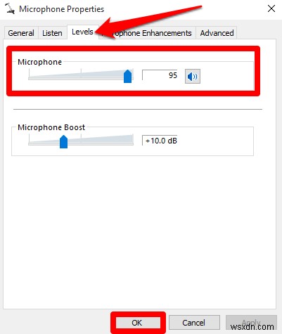 Windows 10 में माइक्रोफ़ोन वॉल्यूम कैसे बढ़ाएं