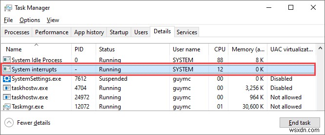 Windows 10 में सिस्टम के उच्च CPU उपयोग में रुकावट को कैसे ठीक करें