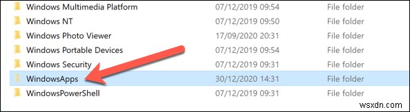 Windows 10 में Windowsapps फोल्डर को कैसे एक्सेस करें