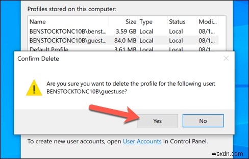 विंडोज 10 में यूजर प्रोफाइल कैसे डिलीट करें